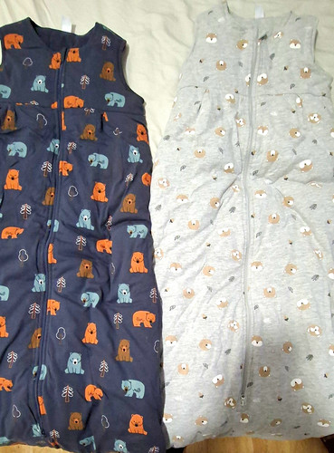 Baby schlafsack ärmellos - 2x,