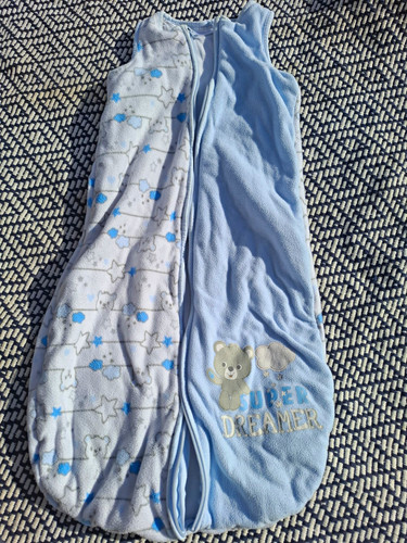 Baby schlafsack blau - baby, blau/weiß